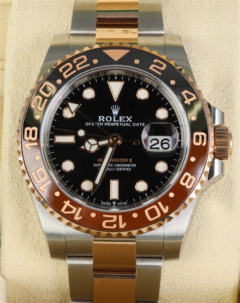 rolex 2 tone gmt|Rolex rootbeer gmt master 2.